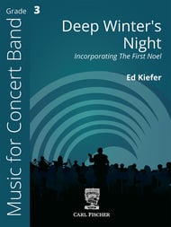 Deep Winter's Night Concert Band sheet music cover Thumbnail